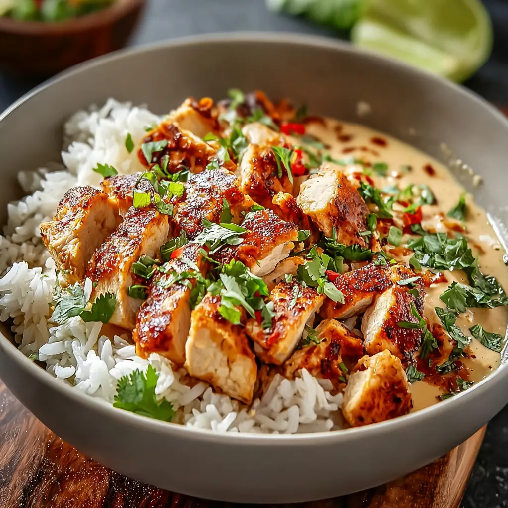 Coconut Chicken Rice Bowl