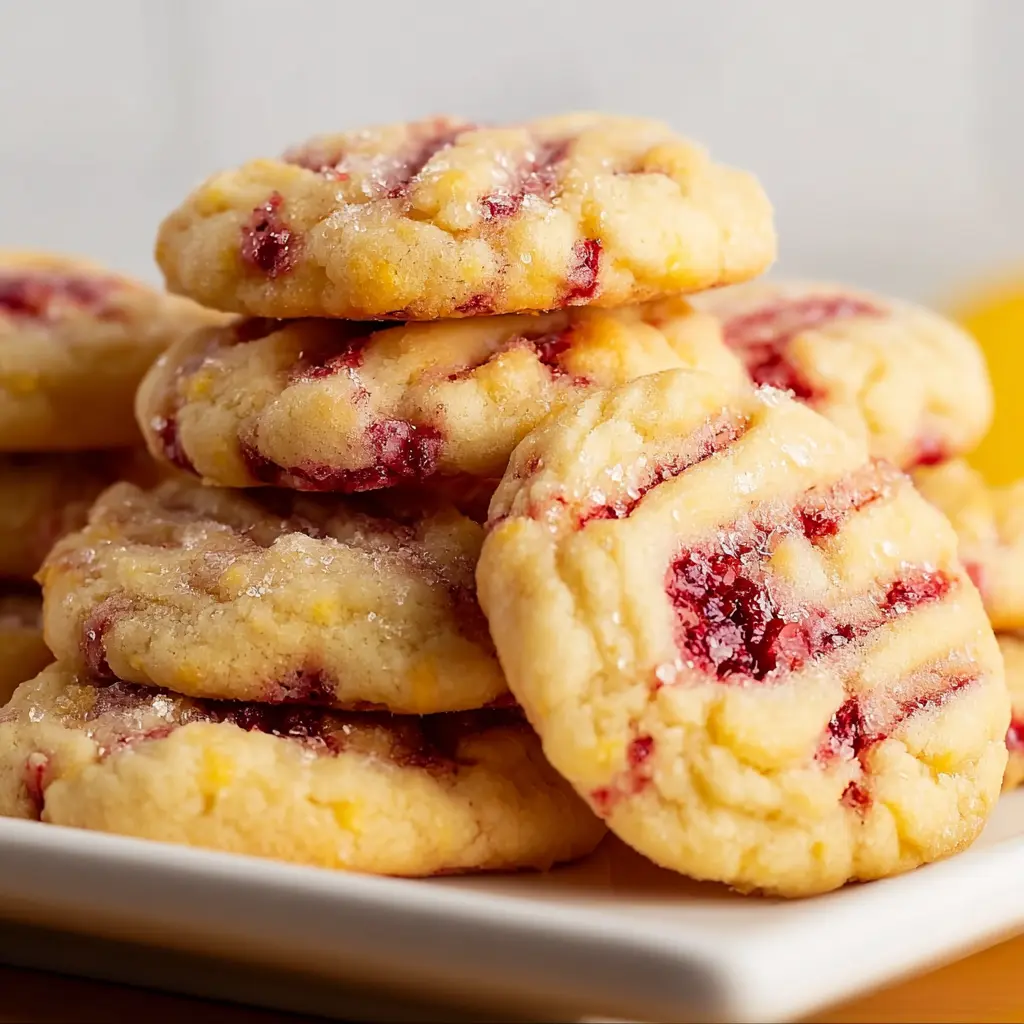 Lemon Raspberry Cookies